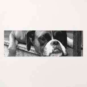 Boxer Dog On Windowsill ymcn Yoga Mat