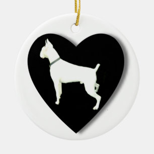 Boxer dog ornament