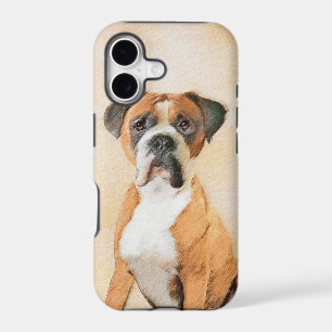 Boxer Dog Painting Uncropped Original Animal Art