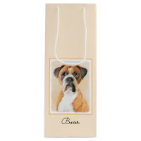 Boxer Dog Painting Uncropped Original Animal Art