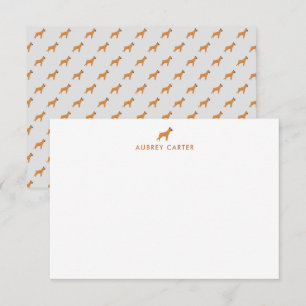 Boxer Dog Personalised Thank You Card