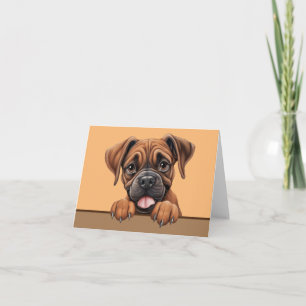 Boxer Dog Pet Notecard or Thank you Card
