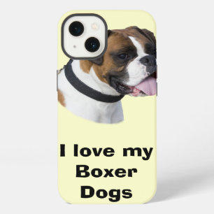 Boxer dog portrait photo iPhone case