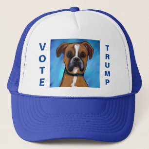 Boxer Dog Portrait Trucker Hat