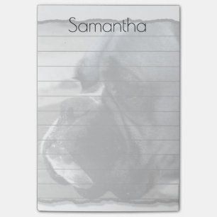 Boxer Dog post it notes pad