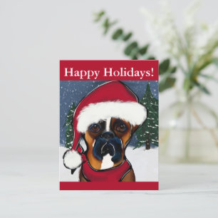 Boxer Dog Postcard