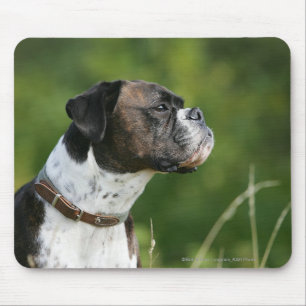 Boxer Dog Profile Mouse Pad