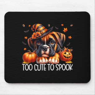 Boxer Dog Puppy Is Too Cute To Spook For Dog Mum Mouse Pad