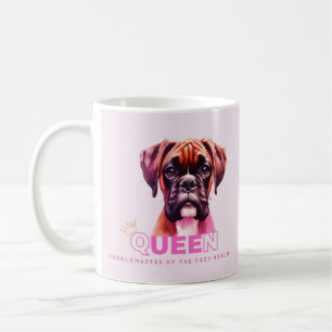 Boxer Dog: Queen Cuddle Master Coffee Mug