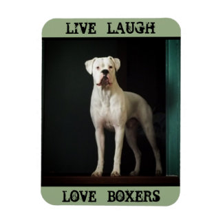 Boxer Dog Refrigerator Magnet