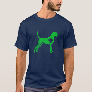 Boxer Dog Shamrock Heart St Pattys Day Puppy T-Shirt