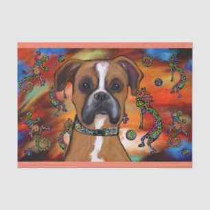 Boxer Dog Tissue Paper