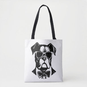 Boxer Dog Tote Bag
