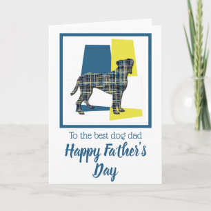 Boxer Dog TriColour Father’s Day Card