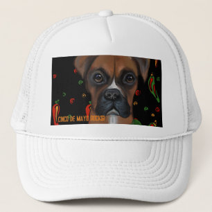 BOXER DOG TRUCKER HAT