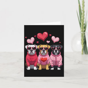 Boxer Dog Valentines Day Heart Pet Dog Animal Love Card