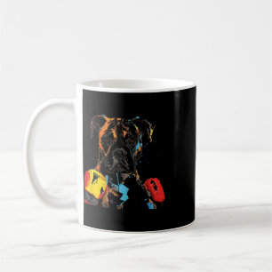 Boxer Dog With Boxing Gloves Men Women Kids Coffee Mug