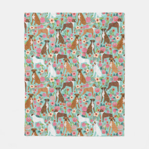 Boxer dogs blanket - cute dog blanket