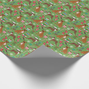 Boxer Dogs Christmas Gift Wrap