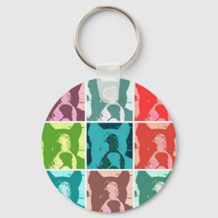 Boxer Dogs Key Ring