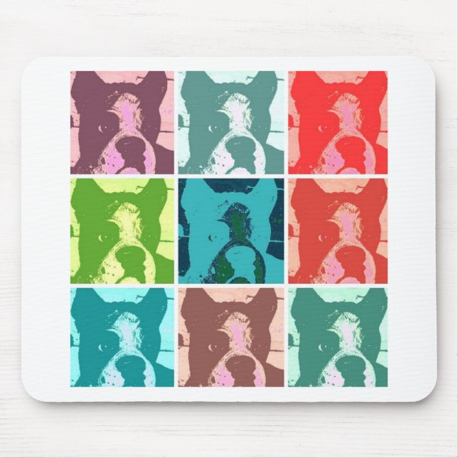 Boxer Dogs Mouse Pad (Front)