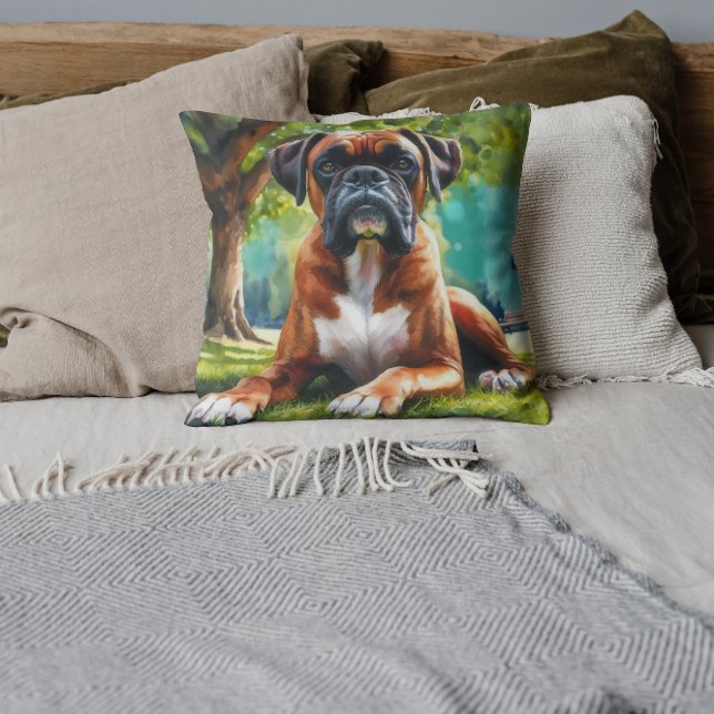 Boxer Dog🐾Wiggle Butts & Tail Wags Cushion (Creator Uploaded)