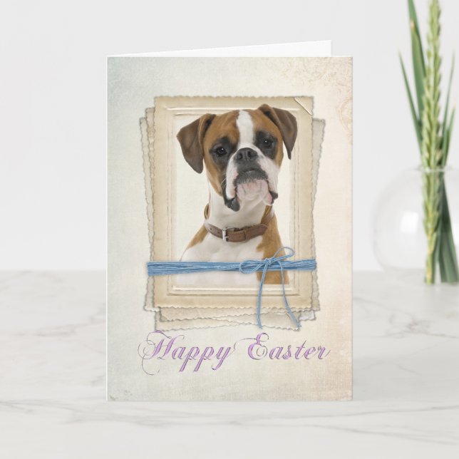 Boxer Easter Card (Front)