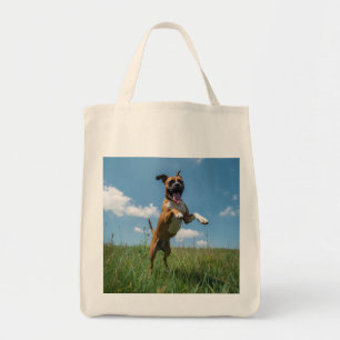 Boxer Elegant Grocery Tote Bag
