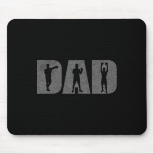 Boxer Fathers Day Boxing Lover Box Gift Training Mouse Pad
