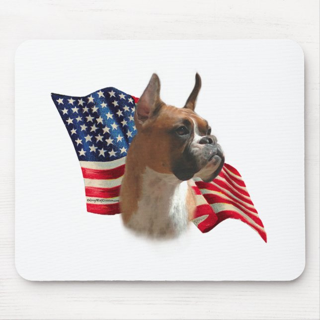Boxer Flag Mouse Pad (Front)