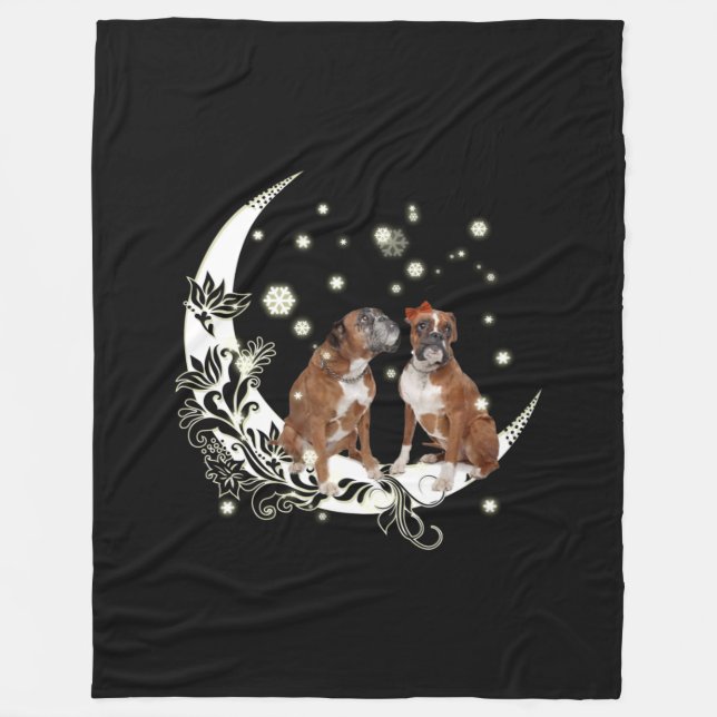 Boxer Fleece Blanket (Front)