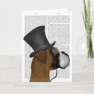 Boxer, Formal Hound and Hat Card