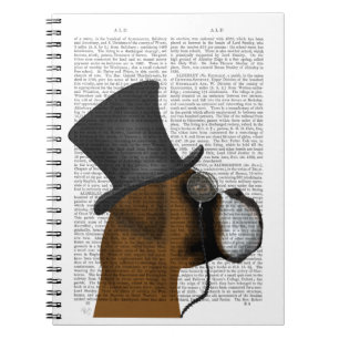 Boxer, Formal Hound and Hat Notebook