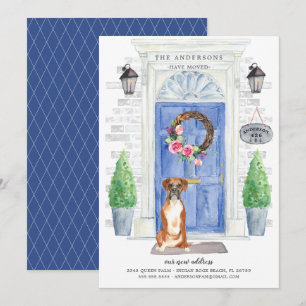 Boxer Front Door Moving Announcement