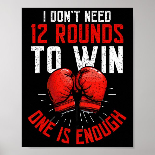 Boxer Funny Boxing  Poster (Front)