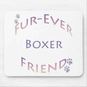 Boxer Furever Mouse Pad