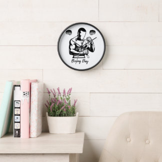 BOXER GIFT FOR MEN CLOCK