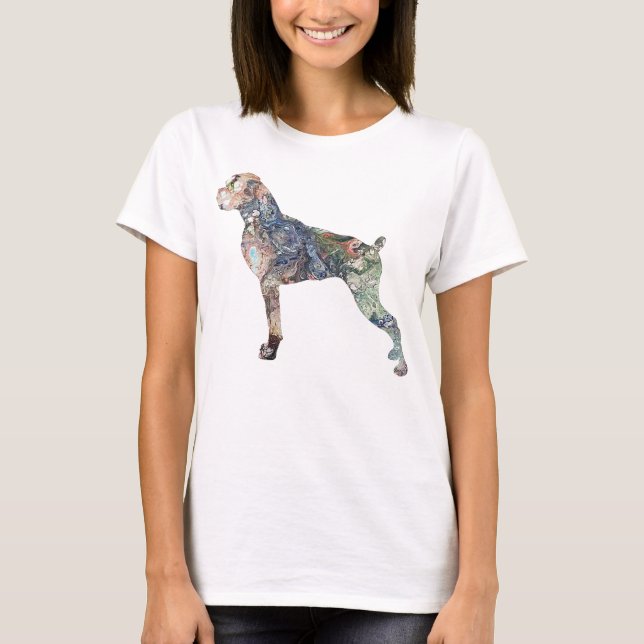 Boxer gifts, Dog, Boxer Gift Ideas, Boxer Ladies T-Shirt (Front)