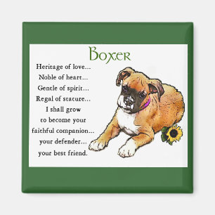 Boxer Gifts Magnet