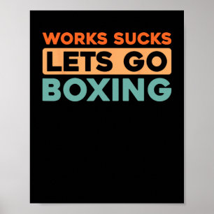 Boxer Gloves - Fighter Sparring Boxing Poster