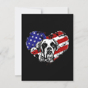 Boxer heart card