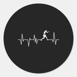 Boxer Heartbeat - Boxing Gift Boxing Lover Boxing Classic Round Sticker