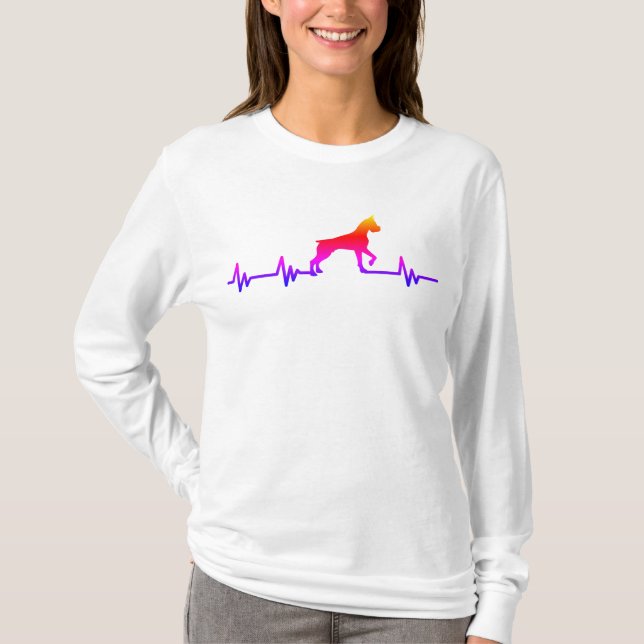 Boxer Heartbeat T-Shirt (Front)