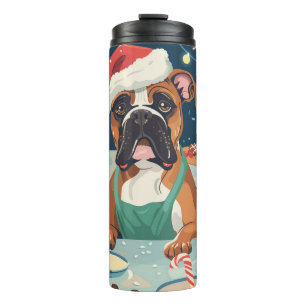 Boxer Holiday Baking: Festive Christmas Thermal Tumbler
