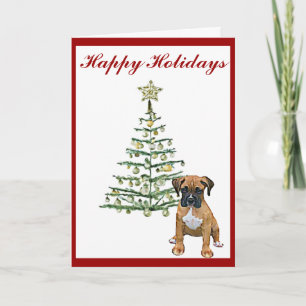 Boxer Holiday Card