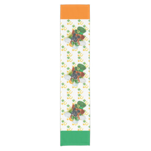 Boxer Holiday Home Decor St Patricks Day Short Table Runner