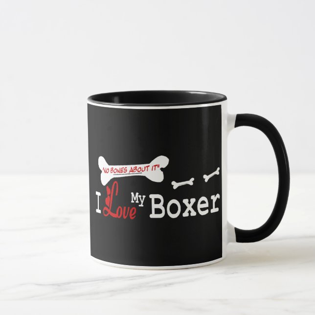 Boxer (I Love) Mug (Right)