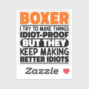 Boxer I Try To Make Things Funny Quote Cool Boxer