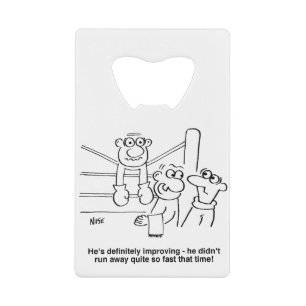 Boxer in the Boxing Ring. Funny