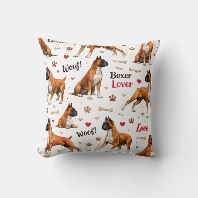 Boxer Lover  Cushion (Front)